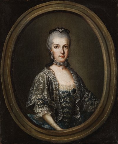 Portrait of Maria Christina, Duchess of Teschen (1742-1798) by Unbekannt Unbekannt